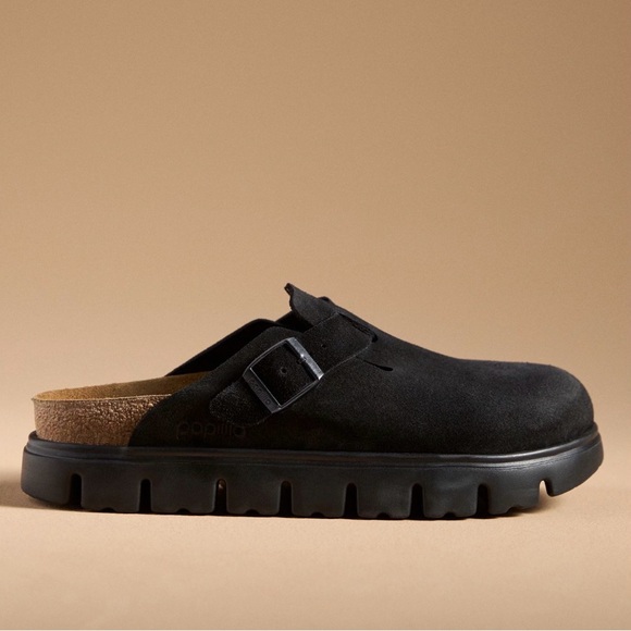 Birkenstock Shoes - Birkenstock Papillo Boston Chunky Black size 40 NIB